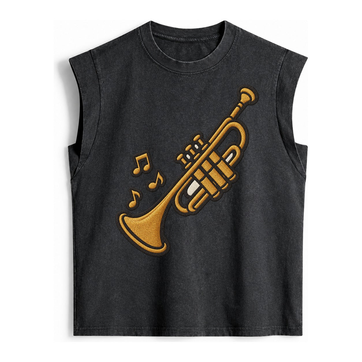 Trumpet  - Vintage Washed Tank – Black