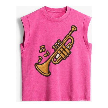 Trumpet  - Vintage Washed Tank – Pink