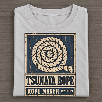 Tsunaya Rope Works Noren Trade Co Classic T-shirt – Grey