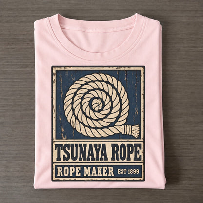 Tsunaya Rope Works Noren Trade Co Classic T-shirt – Pink