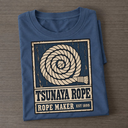 Tsunaya Rope Works Noren Trade Co Classic T-shirt – Twilight Navy