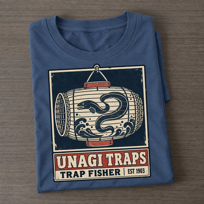 Unagi Trap Co Noren Trade Co Classic T-shirt – Twilight Navy
