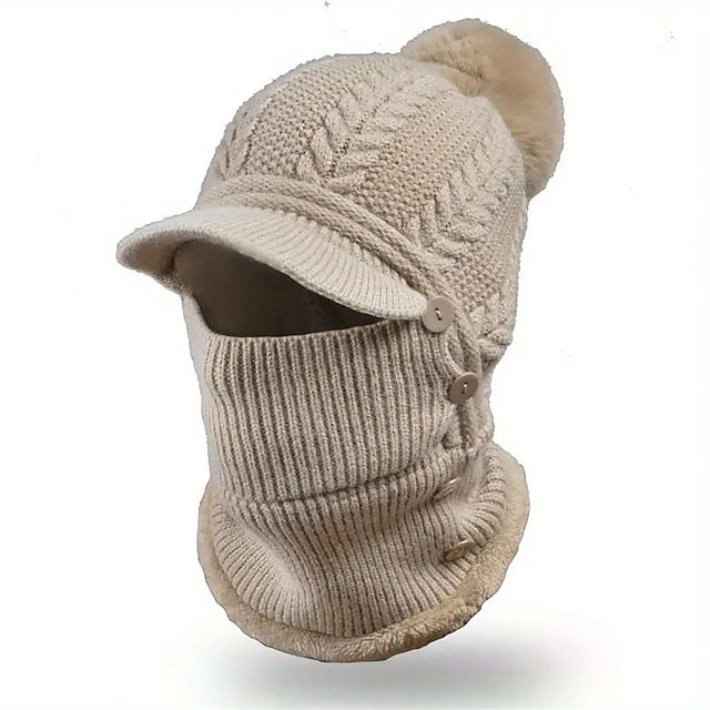 Women's Ski Hat Ski Balaclava Hat Outdoor Winter Thermal Warm Windproof Hat for Skiing Camping / Hiking Snowboarding Ski