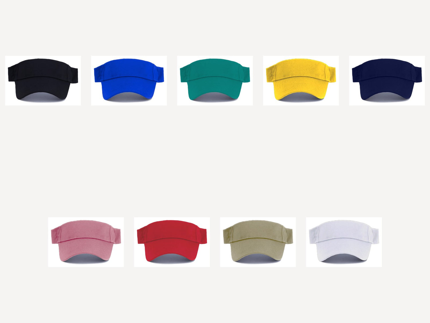 Pandaize visor — color lineup