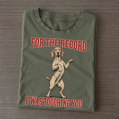 Vizsla Dog Declarations Classic T-shirt – Army Green