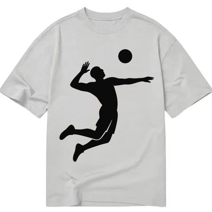 Volleyball player spiking ball - Classic T-shirt – Grey