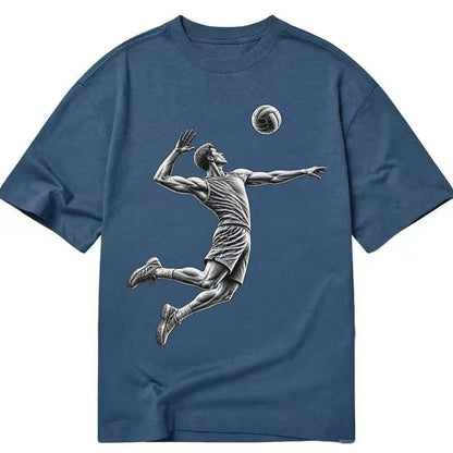 Volleyball player spiking ball - Classic T-shirt – Twilight