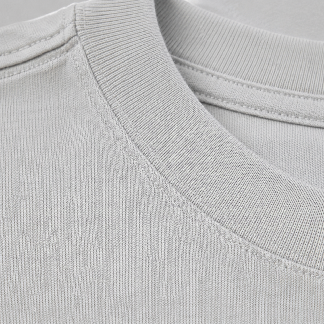 Welsh Corgi Owner Owner Classic T-shirt – grey fabric close-up