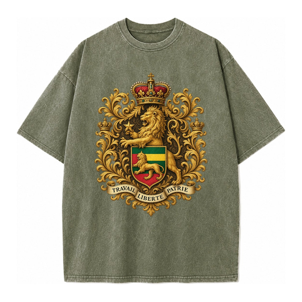 West Highland White Terrier - Alert stan Vintage T-shirt – Army Green