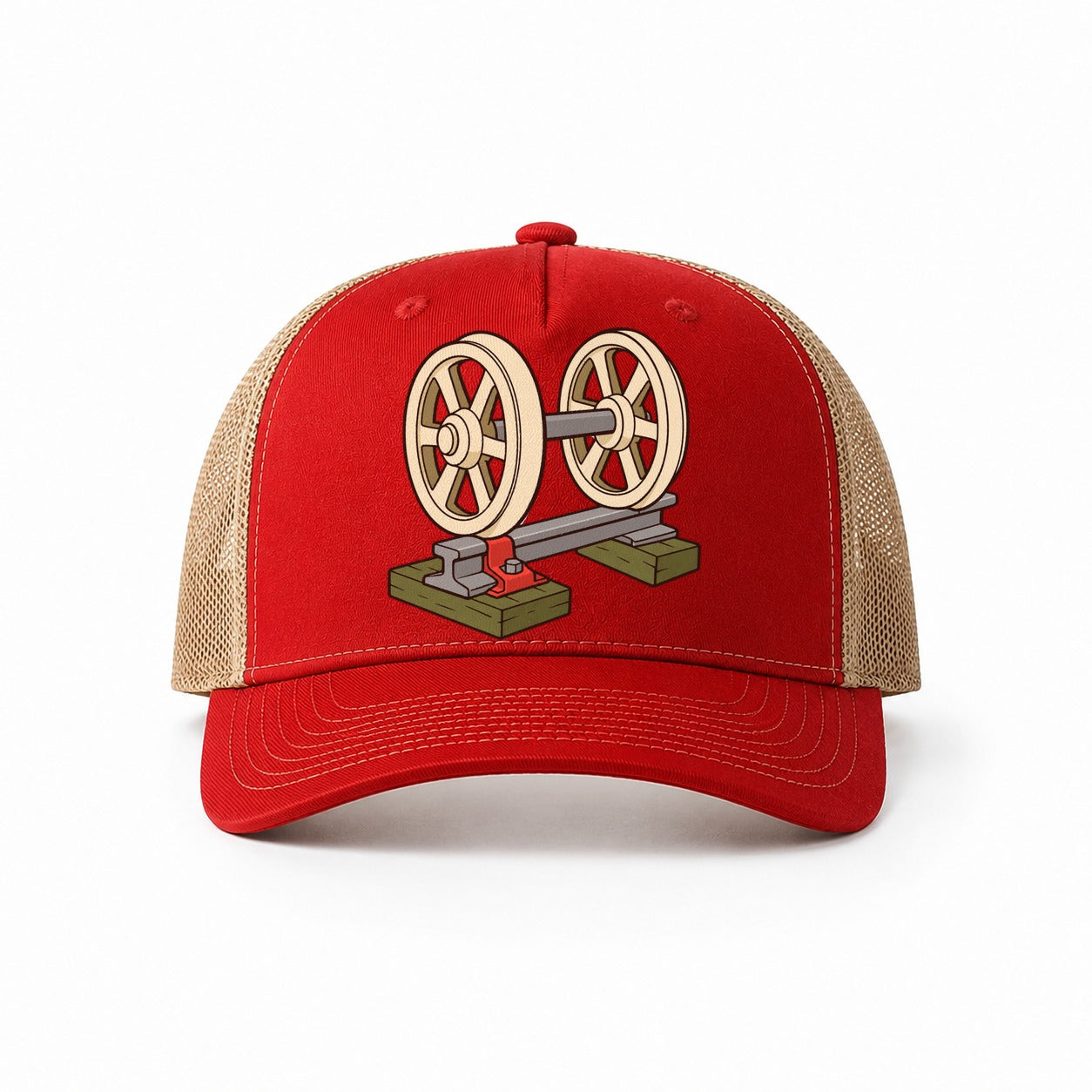 Red-Khaki — front view