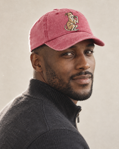 Model wearing the cap
