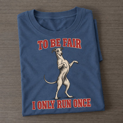 Whippet Dog Declarations Classic T-shirt – Twilight Navy