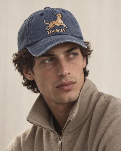 Model wearing the cap