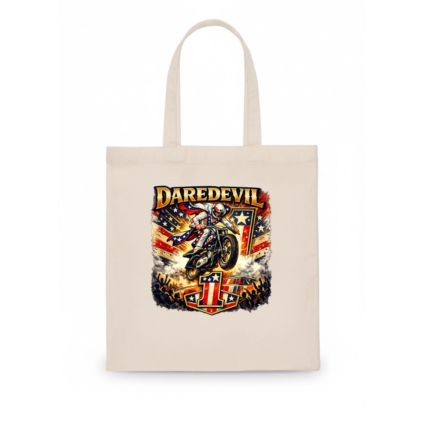 Daredevil Stunt Rider - Tote Bag - white