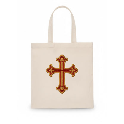 Armenian Cross - Tote Bag - white