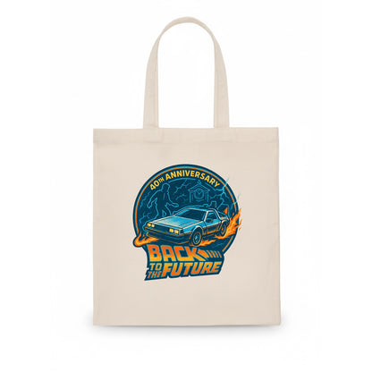 Back To The Future 40th Anniversary - Tote Bag - white