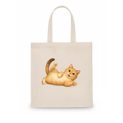 Therapy Cat  - Tote Bag - white