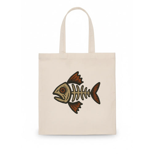 Fish Skeleton  - Tote Bag