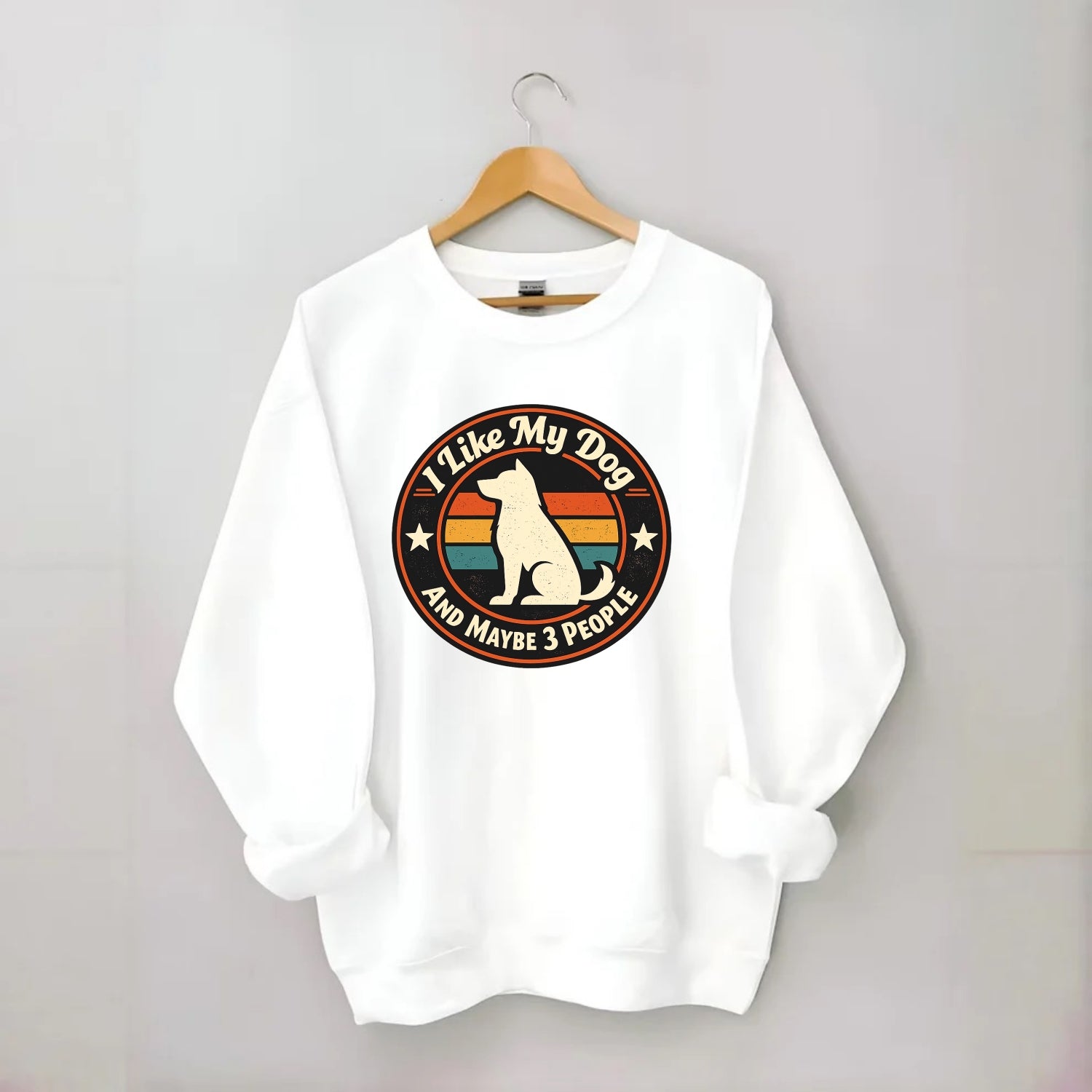 Canine Companion Crew - Crewneck Sweatshirt - white