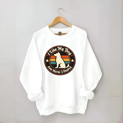 Canine Companion Crew - Crewneck Sweatshirt - white