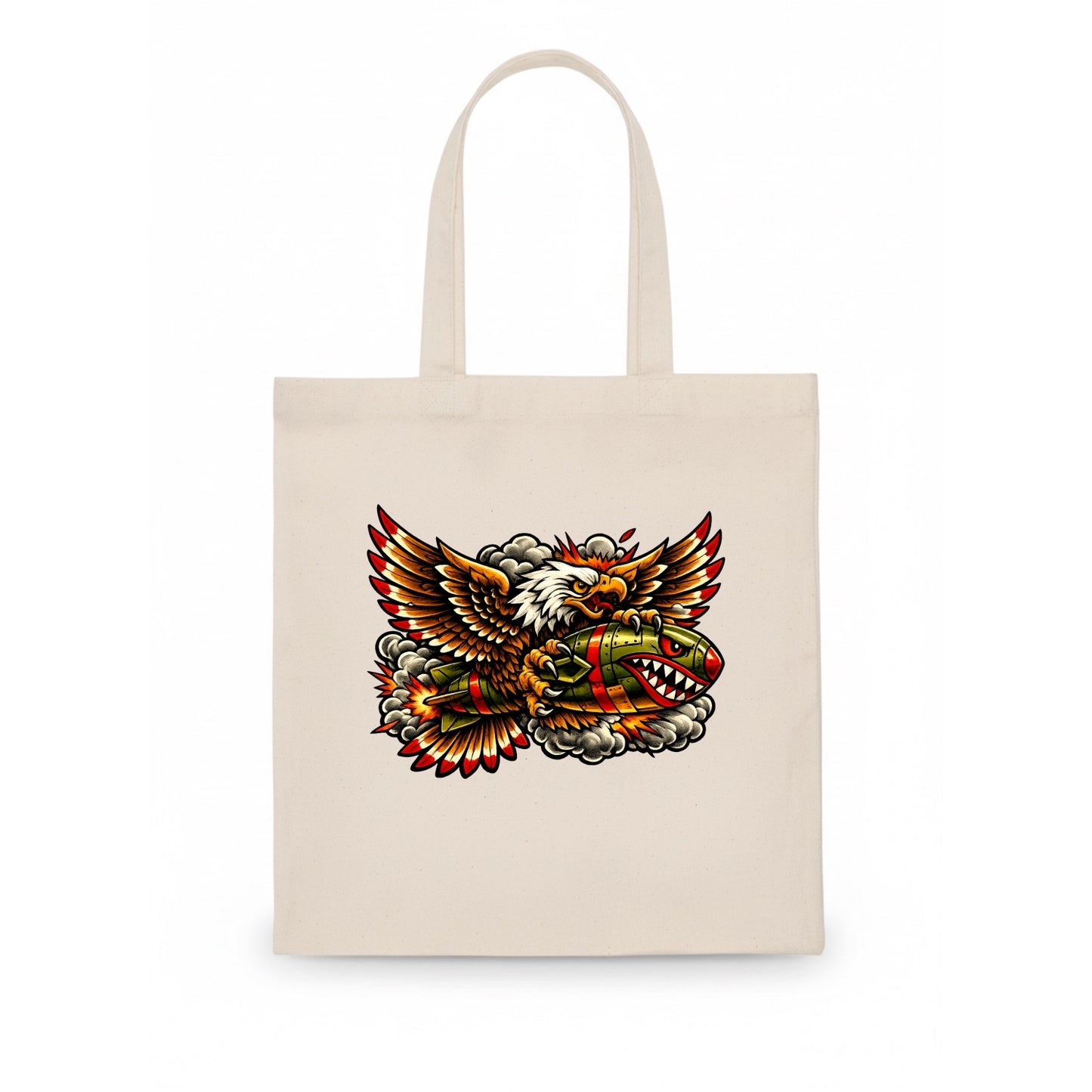 War Eagle Bomb - Tote Bag - white