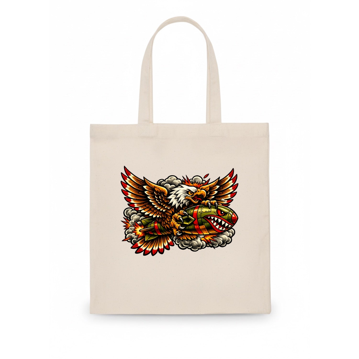 War Eagle Bomb - Tote Bag - white