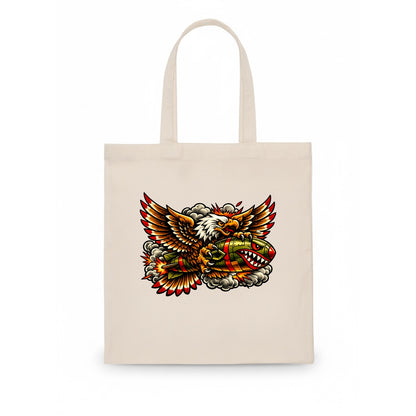 War Eagle Bomb - Tote Bag - white