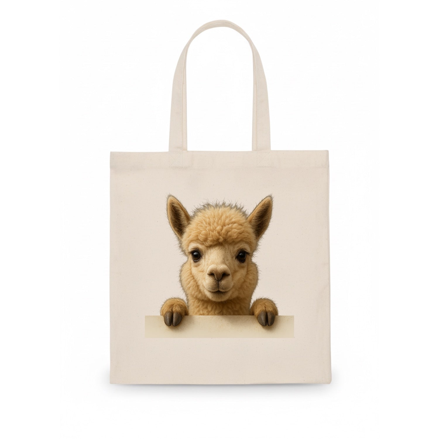 Alpaca  - Tote Bag - white