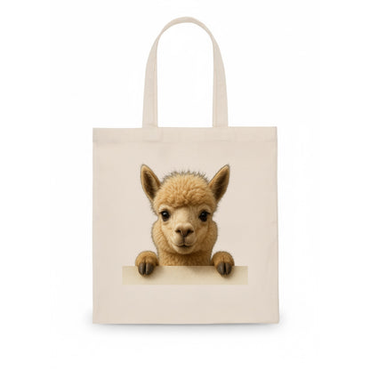 Alpaca  - Tote Bag - white