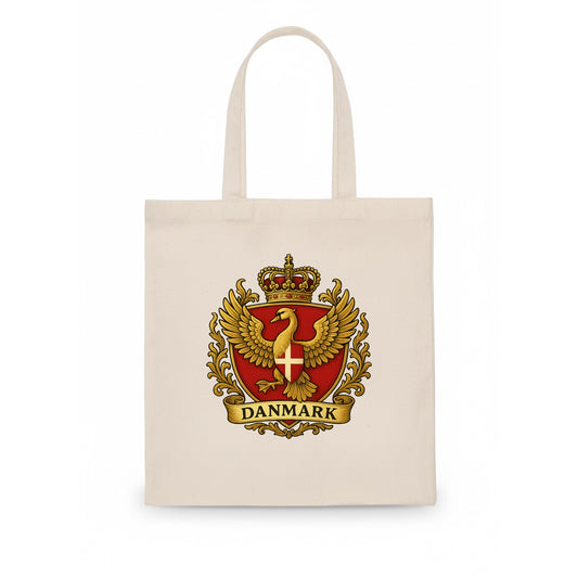 Denmark Heritage Badge  - Tote Bag - white