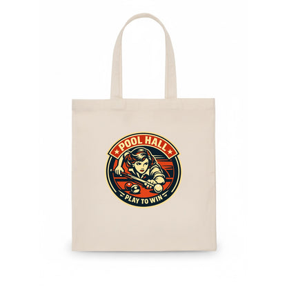 Cue Queen Emblem - Tote Bag - white