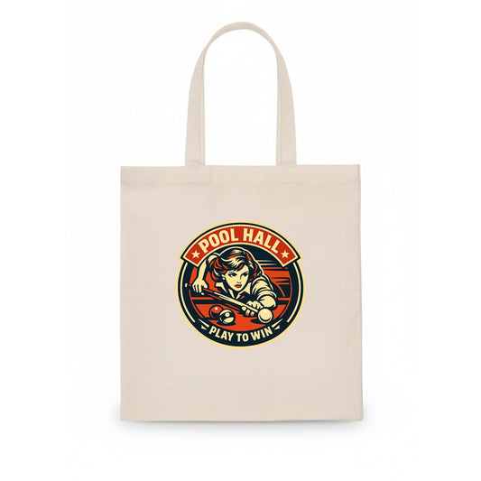 Cue Queen Emblem - Tote Bag - white