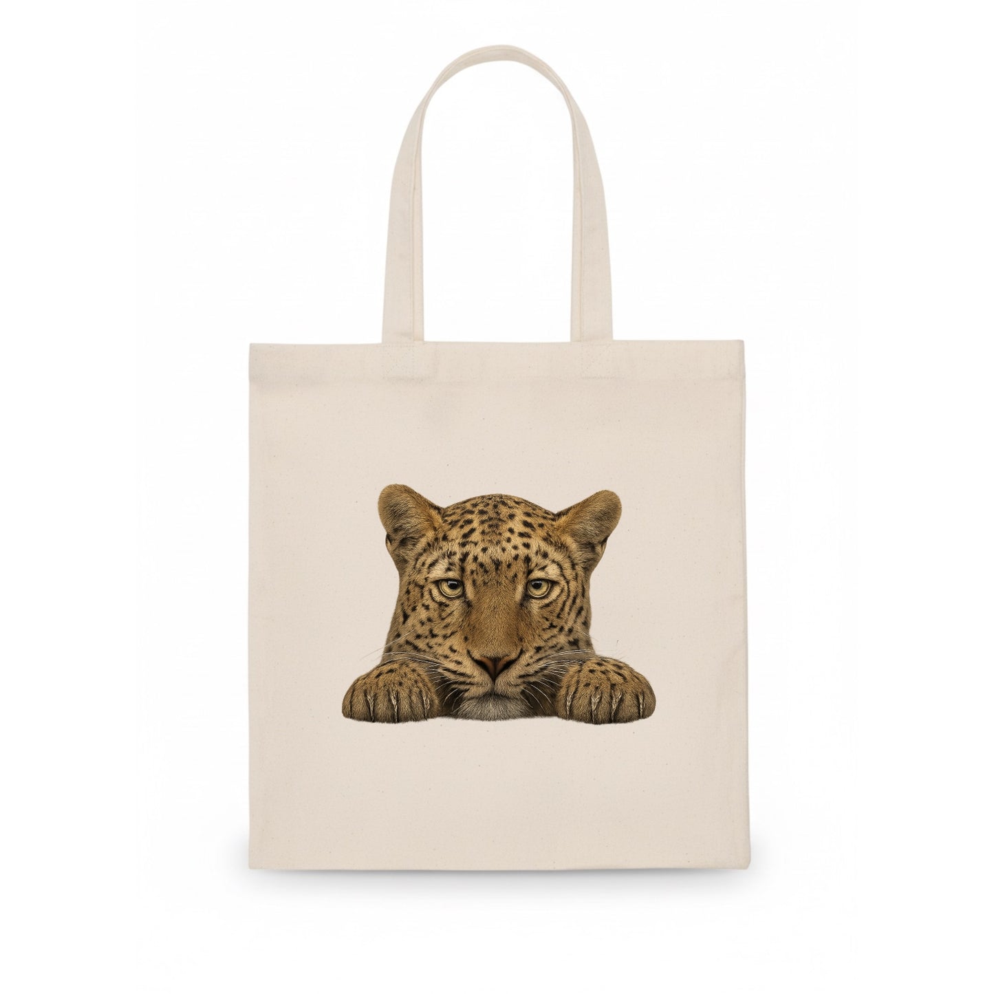 Leopard  - Tote Bag - white