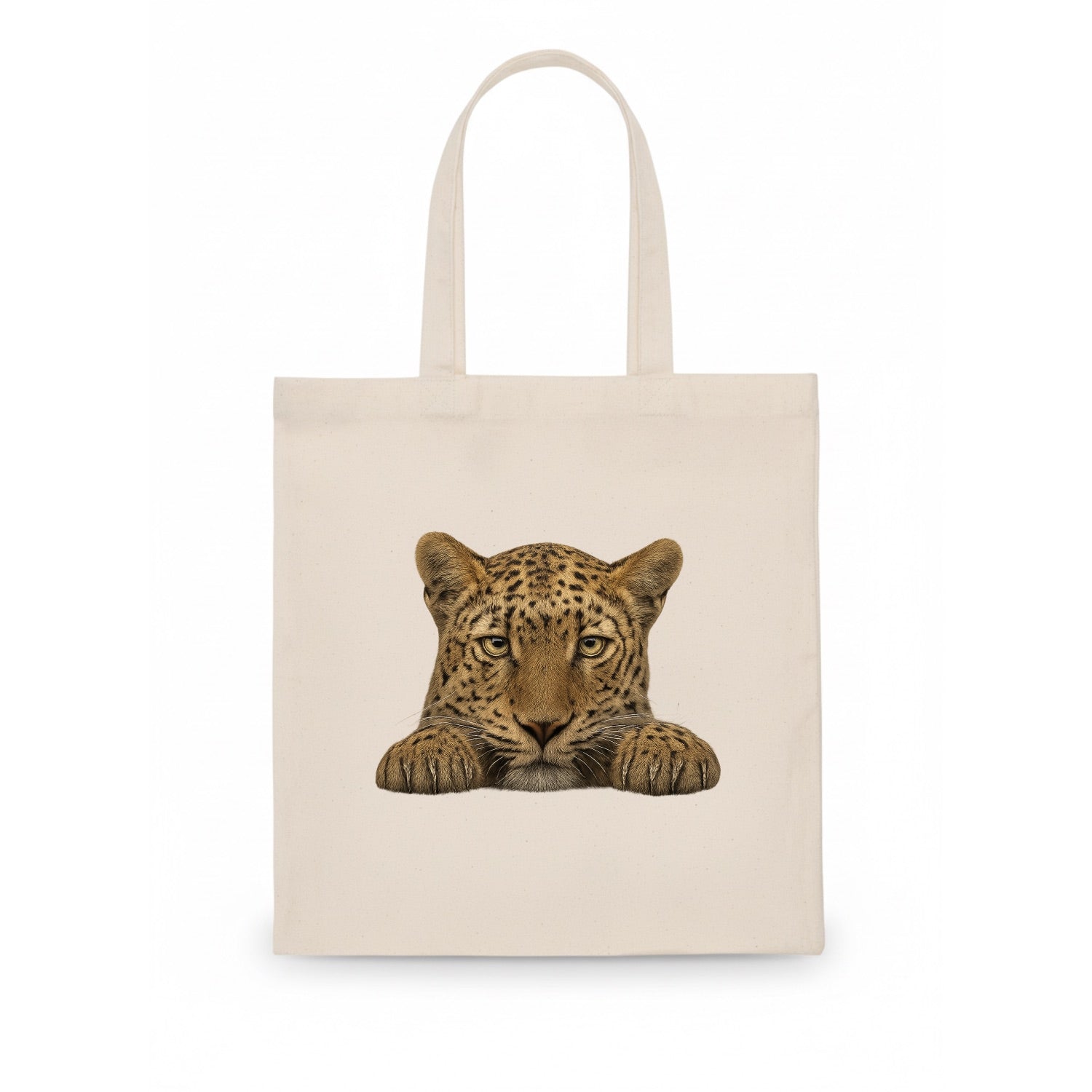 Leopard  - Tote Bag - white