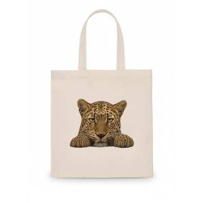 Leopard  - Tote Bag - white