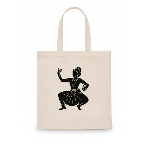 Bharatanatyam classical Indian pose - Tote Bag