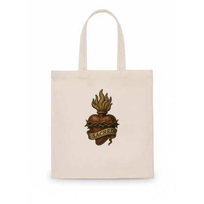 Sacred Heart  - Tote Bag - white
