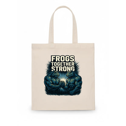 Frogs Together Strong 4 - Tote Bag - white