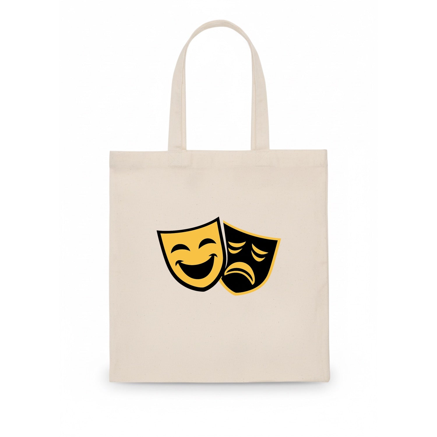 Golden Duality of Theater - Tote Bag - white