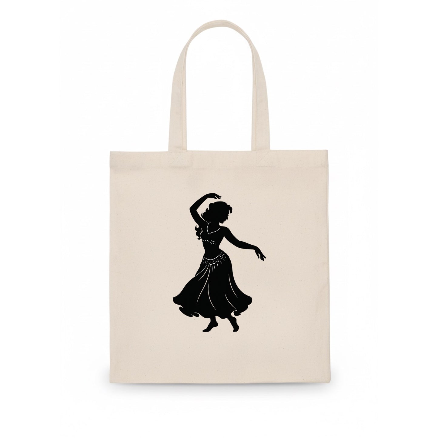 Belly dancer graceful gesture - Tote Bag - white