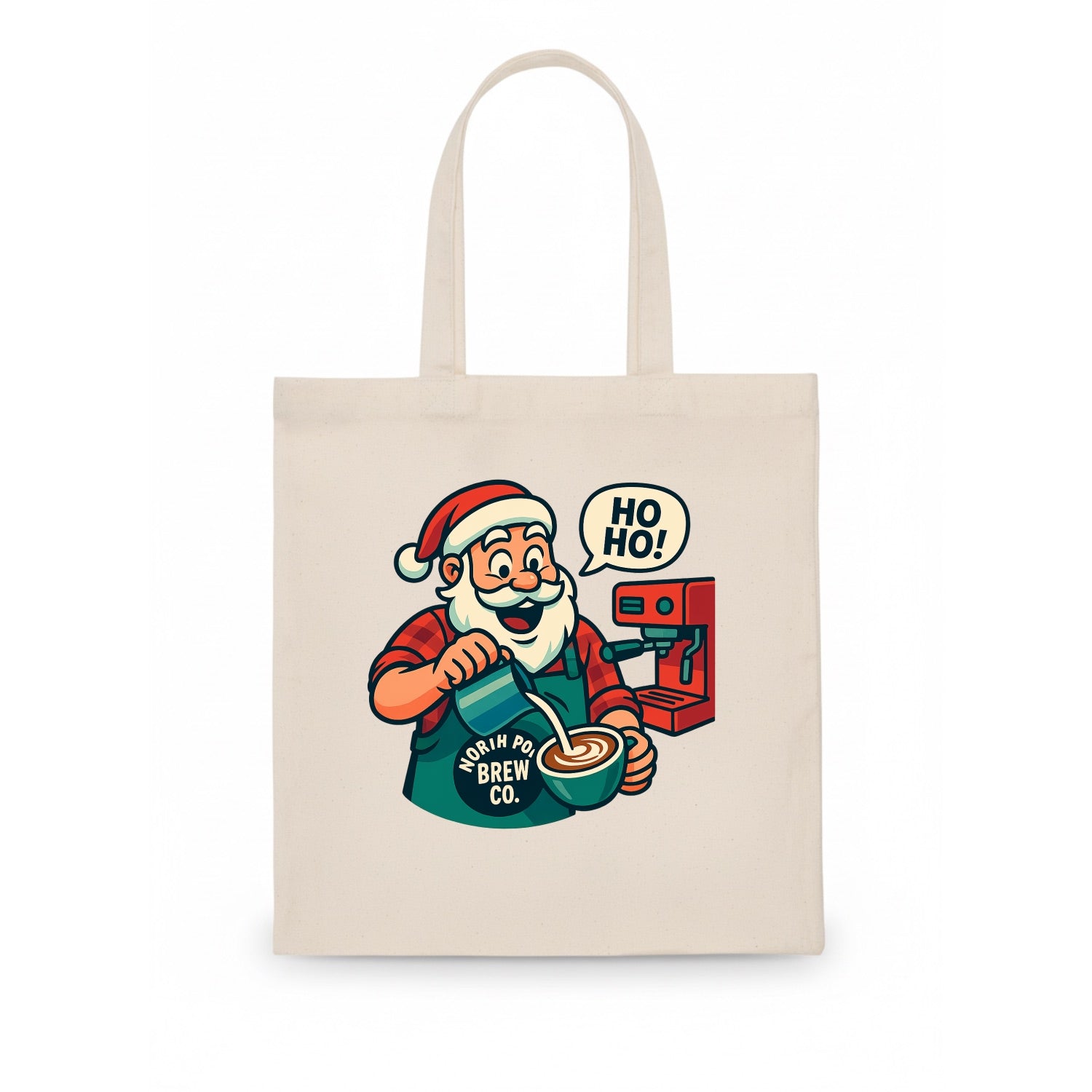 Santa Barista - Tote Bag - white
