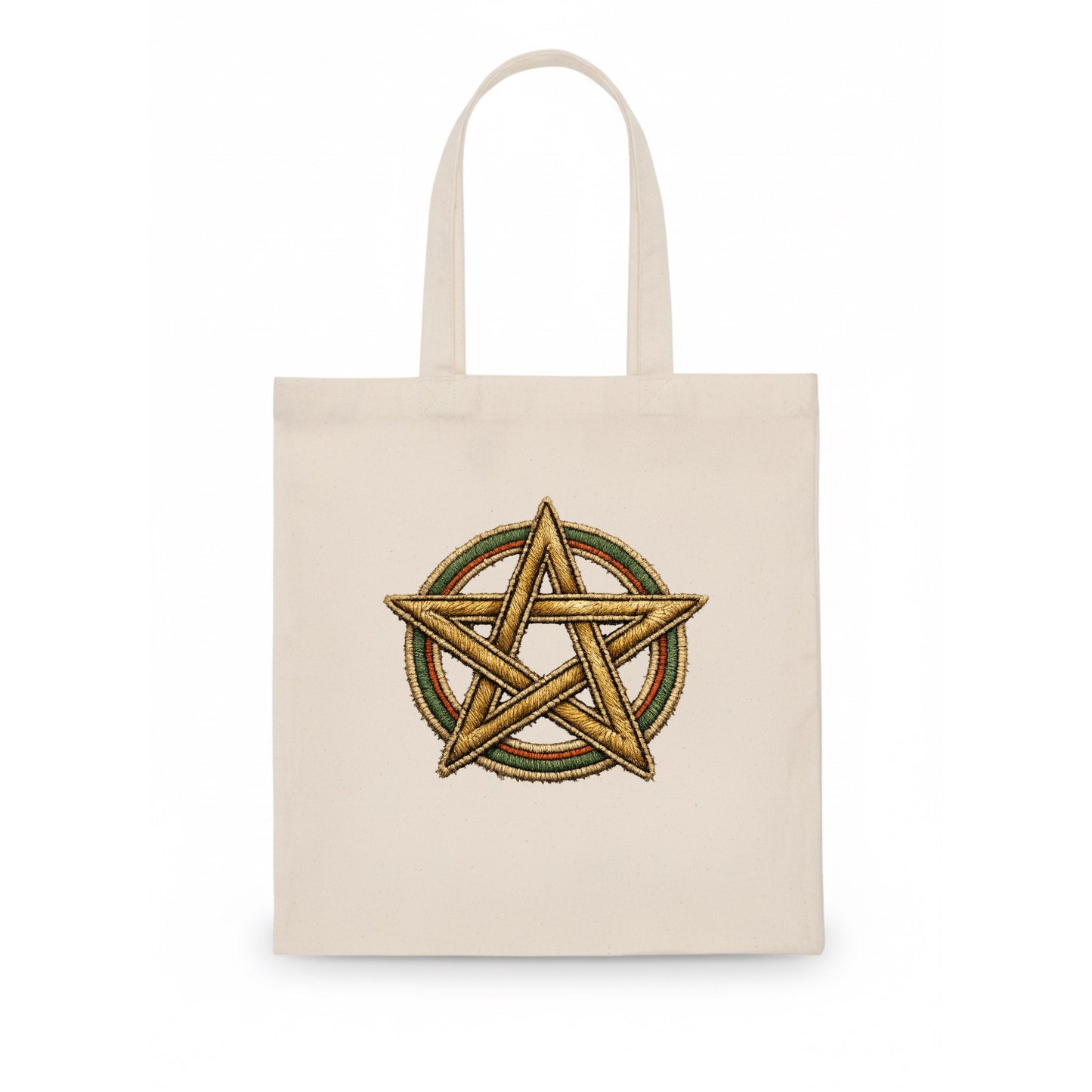Pentacle Knot - Tote Bag - white