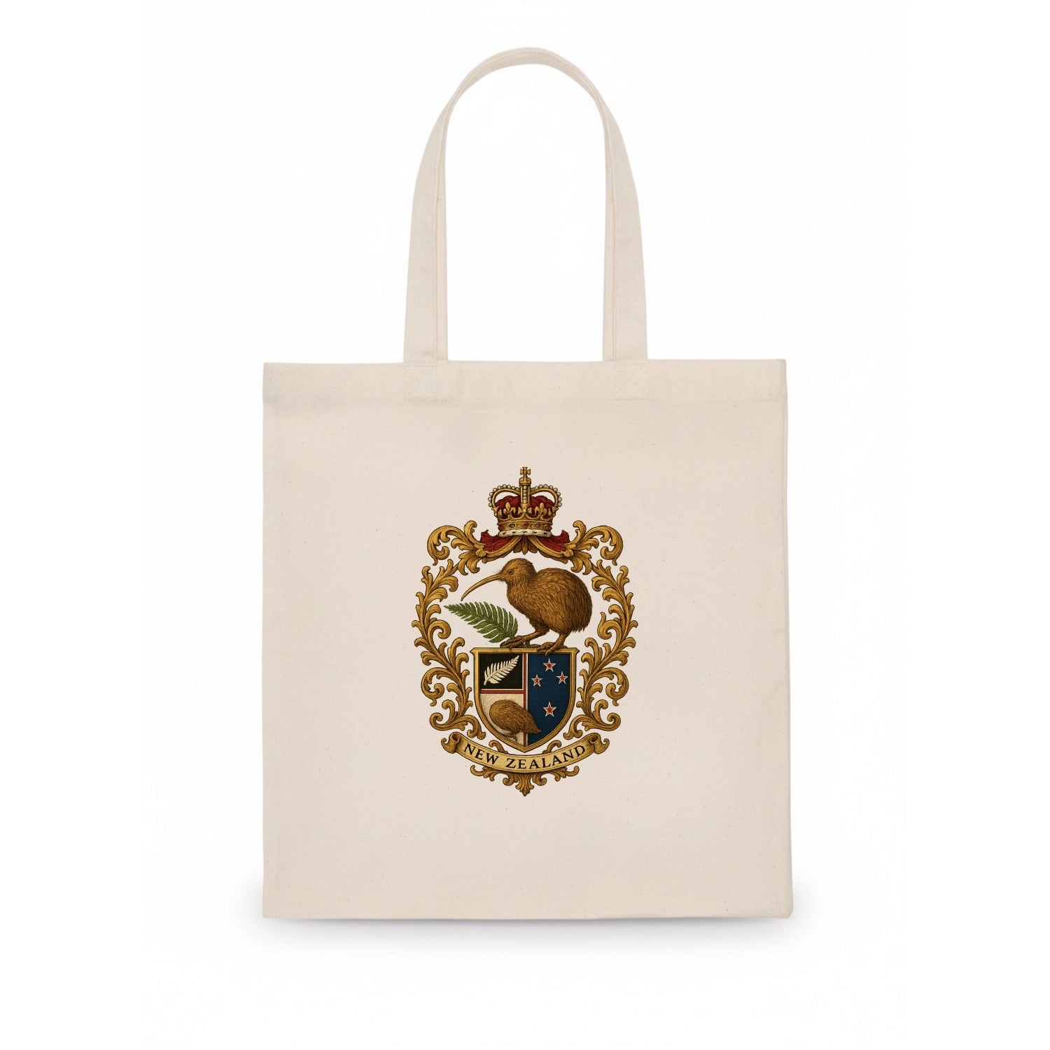 New Zealand Kiwi Emblem  - Tote Bag - white