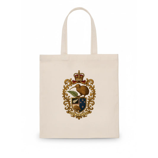 New Zealand Kiwi Emblem  - Tote Bag - white