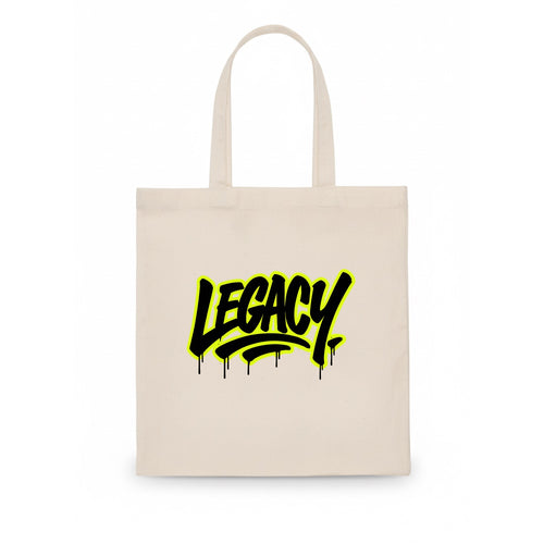 Bold typography design - LEGACY - what you leave behind, lasting impact - Tote Bag