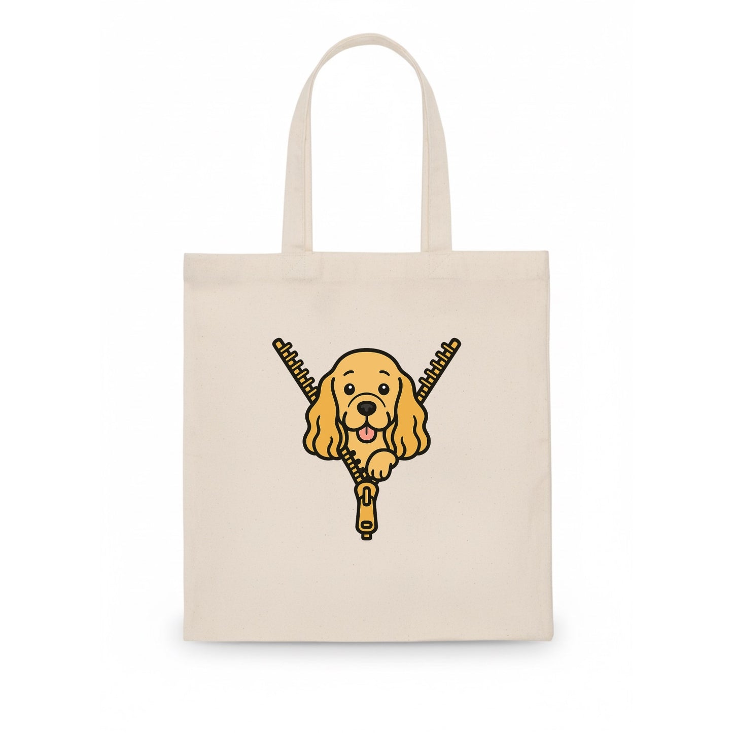 Cocker Spaniel - Tote Bag - white