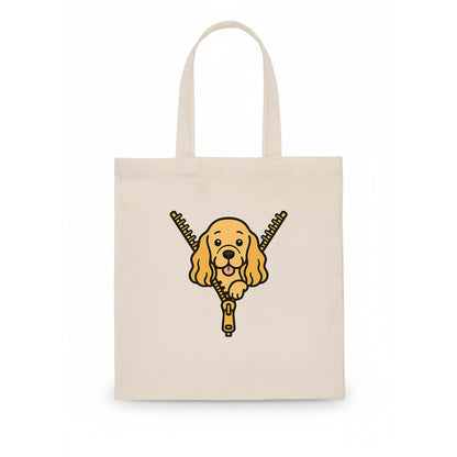 Cocker Spaniel - Tote Bag - white