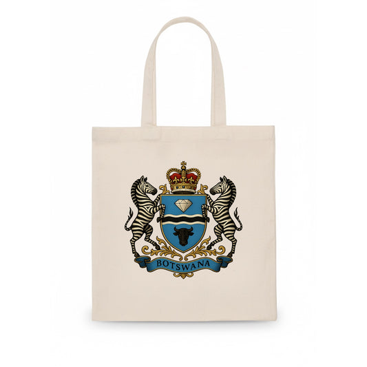 Botswana Heritage Badge  - Tote Bag - white