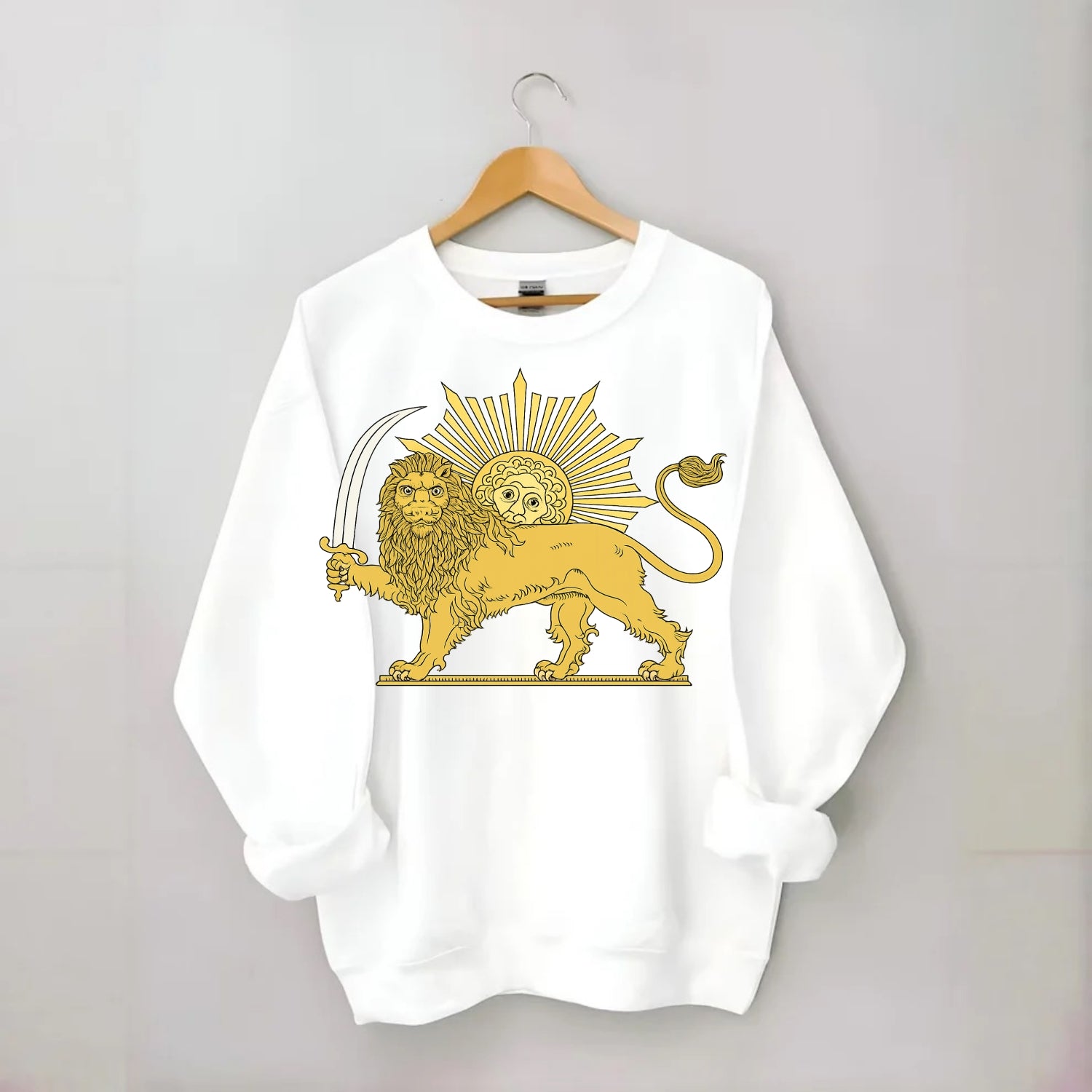 Shir O Khorshid - Crewneck Sweatshirt - white