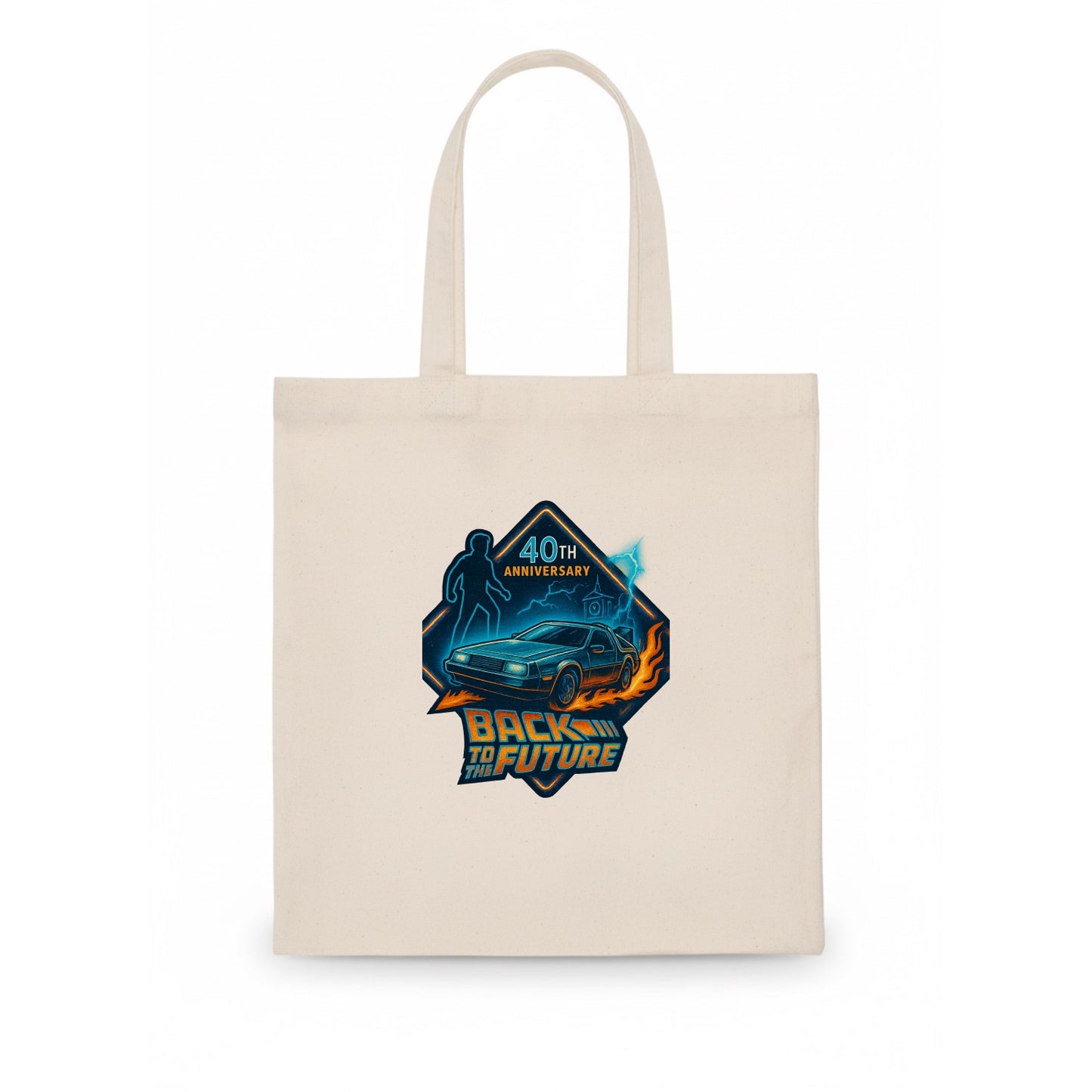 Back To The Future 40th Anniversary 2 - Tote Bag - white